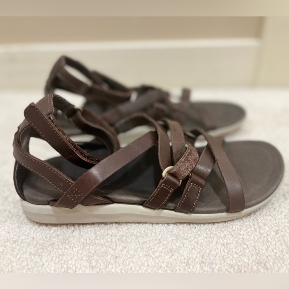 Merrell Women's Kalari Shaw Strap Brown Sandal - Picture 4 of 8